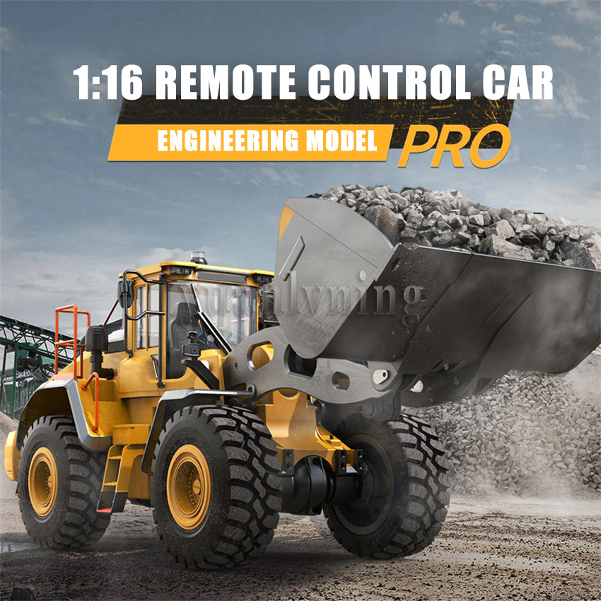 Rc Excavator Hobby - 1/16 Excavator RC Elektrik dengan Remote