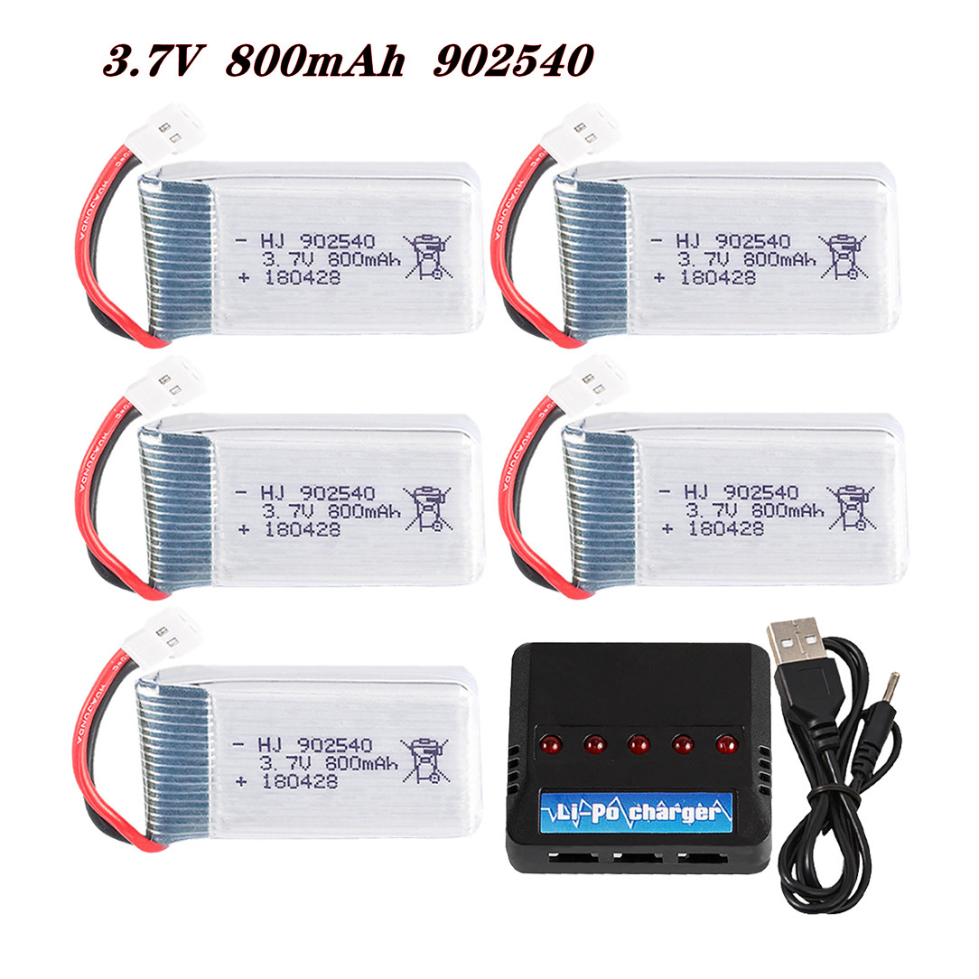 Hobby Rc Quadcopters & Multirotors - Baterai Lipo 3.7V 800MAh 902540 25C