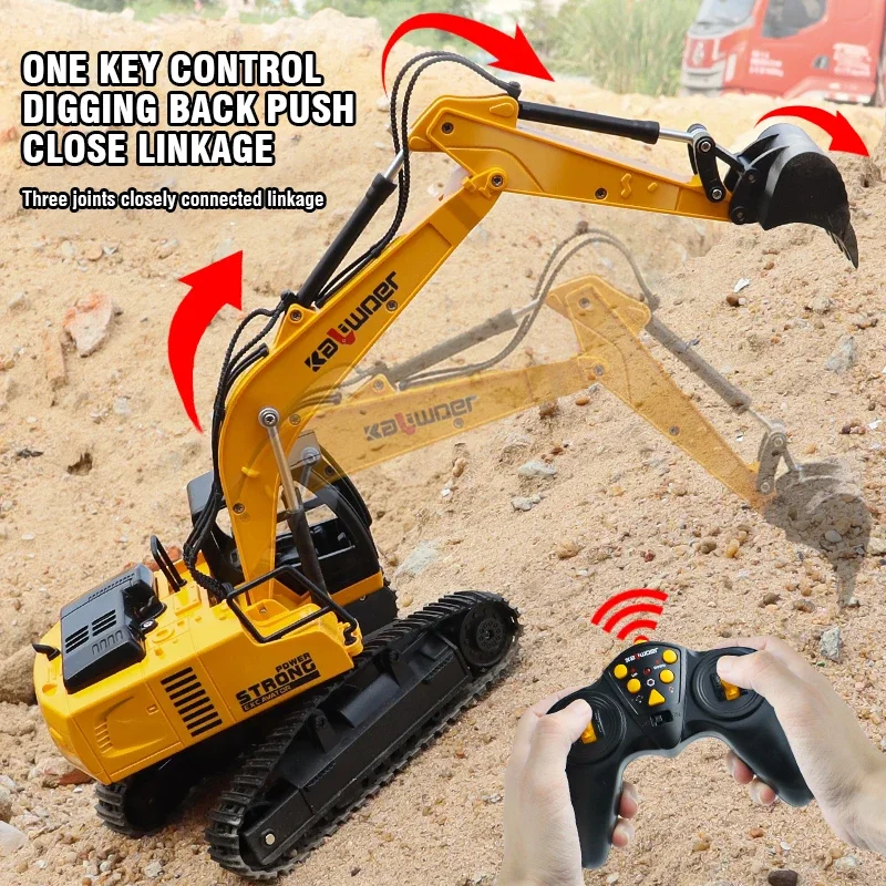 Huina Rc Ekskavator 1/24 9Ch M - Rc Excavator Hobby ulasan dan harga
