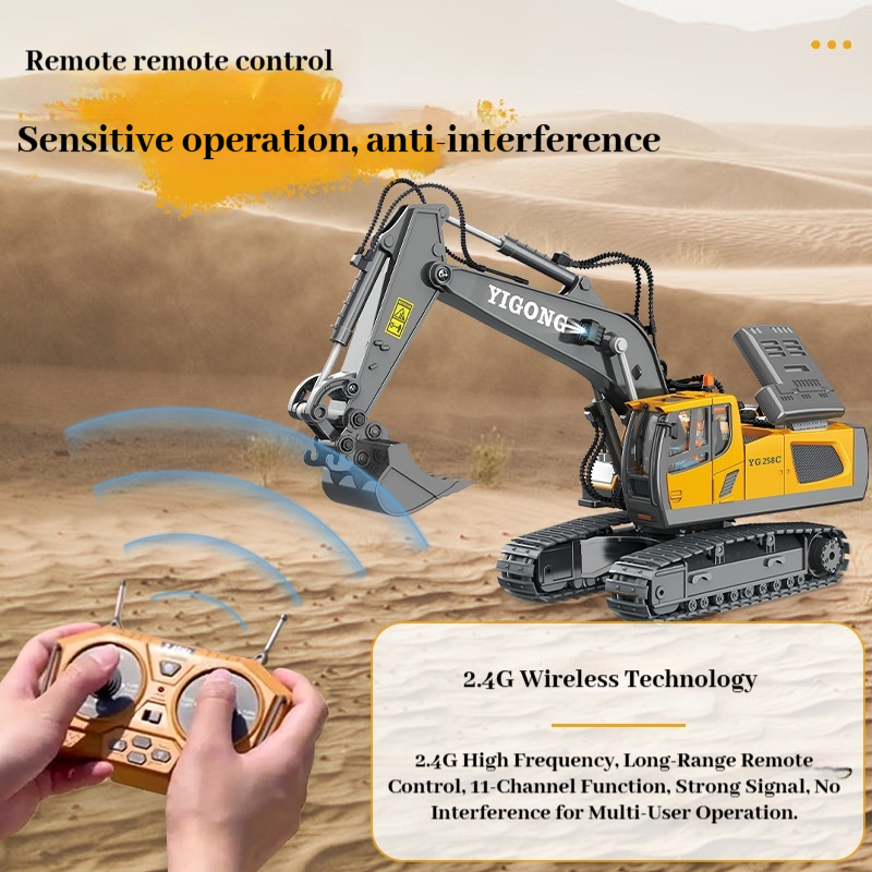 YIGONG Kendaraan Rekayasa Kend - Rc Excavator Hobby ulasan dan harga