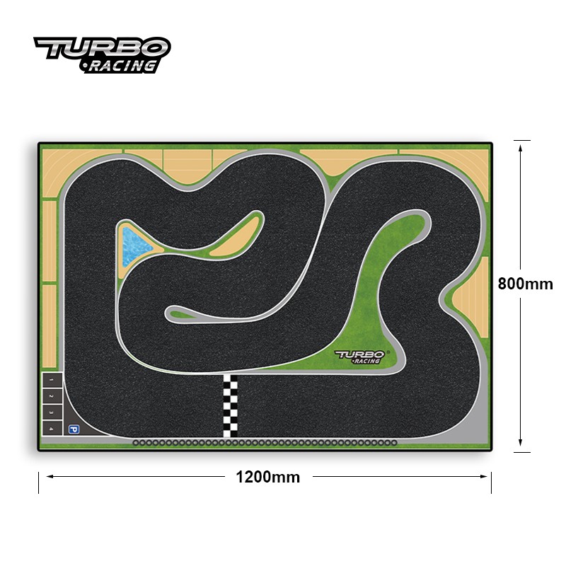 Karpet karet mobil Turbo balap - Rc Hobby Desk ulasan dan harga