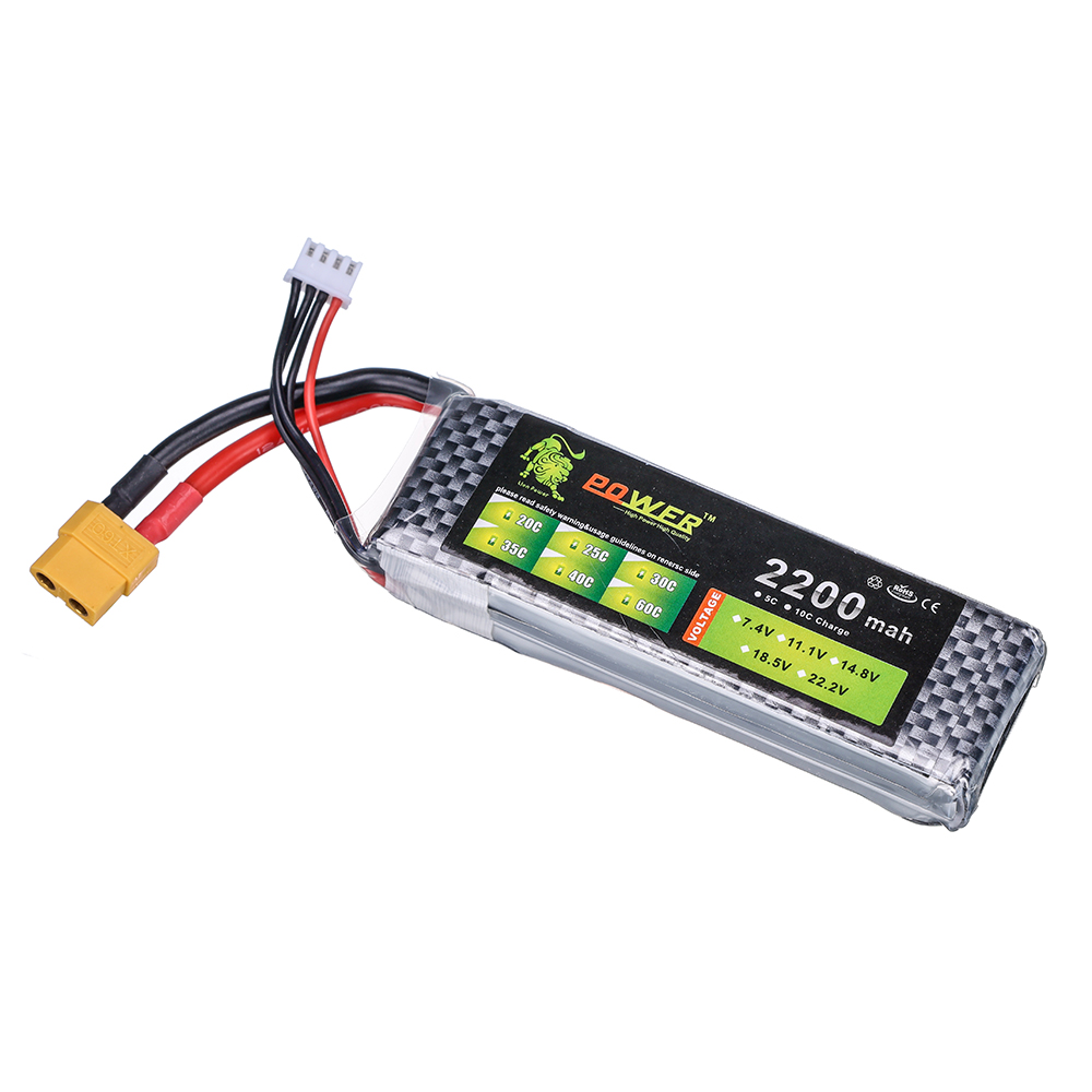 Baterai Lipo 3S 11.1V 2200mAh  - Hobby Rc Quadcopters & Multirotors ulasan dan harga
