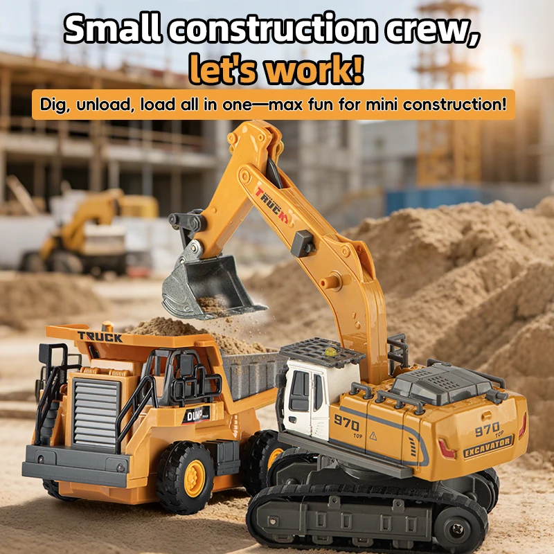 ZWN 1:64 Mobil Model RC 2.4G R - Rc Excavator Hobby ulasan dan harga
