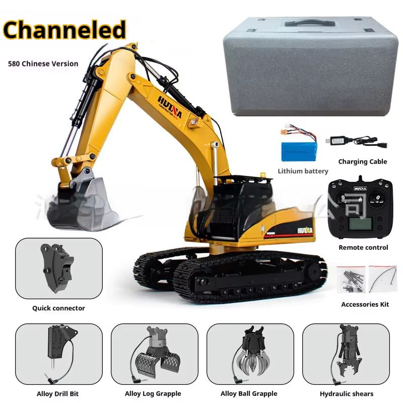 Huina Upgrade 1590 1/14 Excava - Rc Excavator Hobby ulasan dan harga