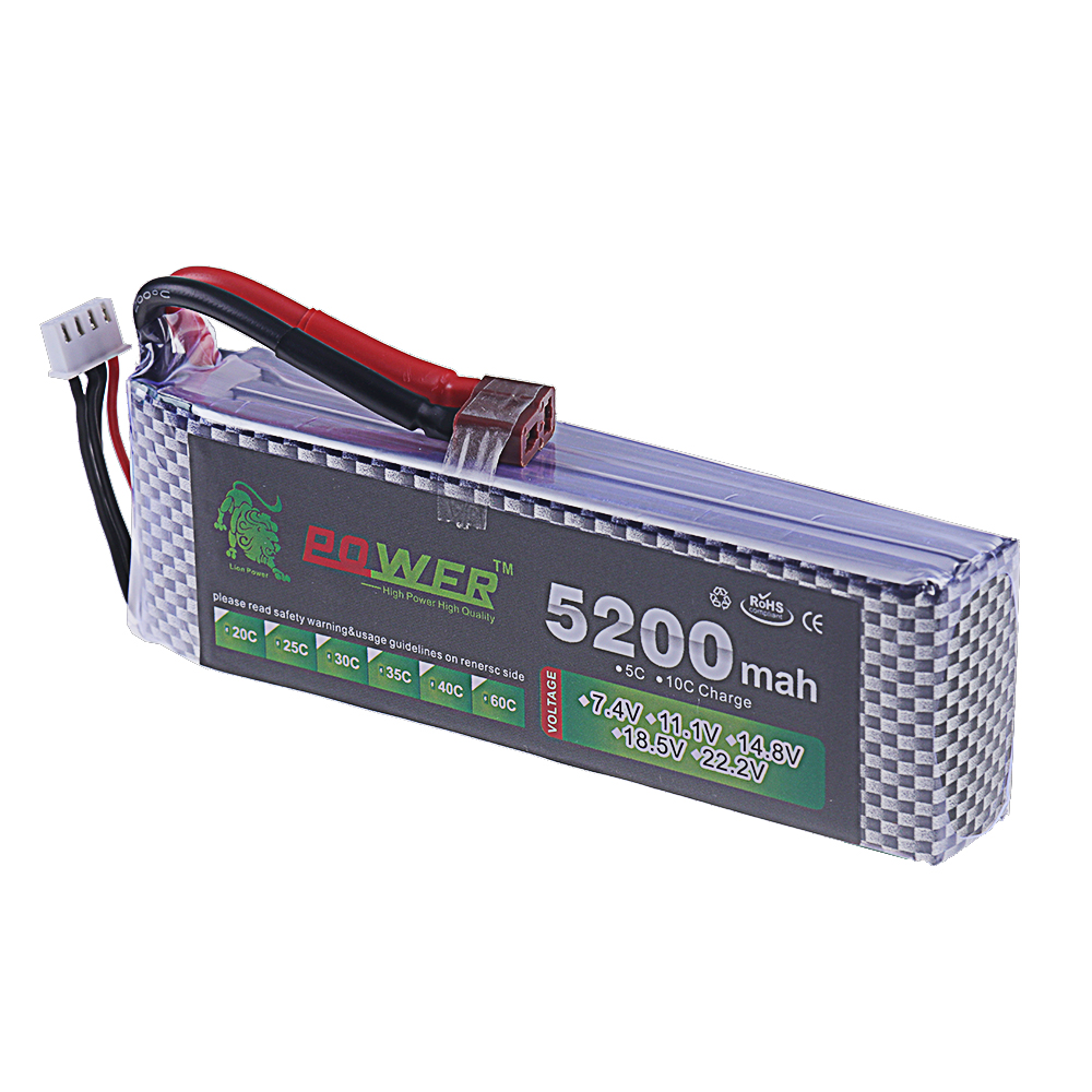 3S Lipo baterai 11.1V 5200mah  - Hobby Rc Quadcopters & Multirotors ulasan dan harga